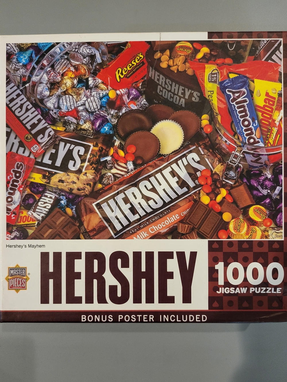 Hershey’s Mayhem 1000 Piece Puzzle COMPLETE